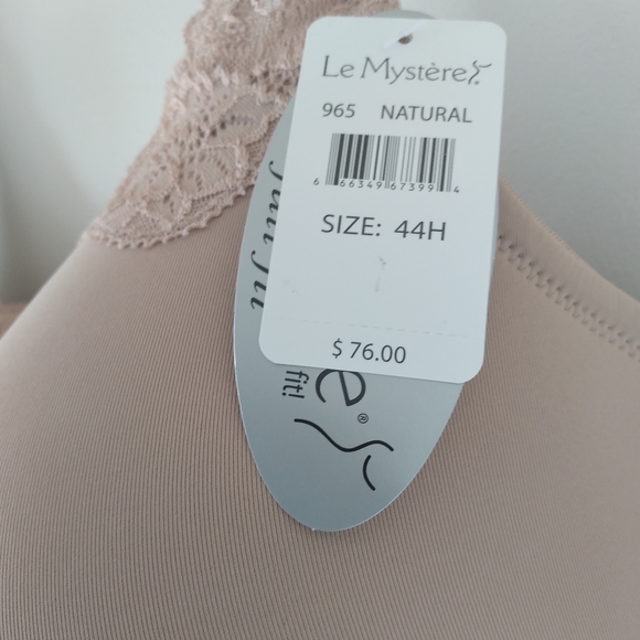 Le Mystere Lace Tisha 965 Bra, Natural Size 44H - Picture 5 of 7